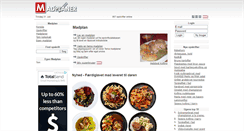 Desktop Screenshot of madplaner.dk